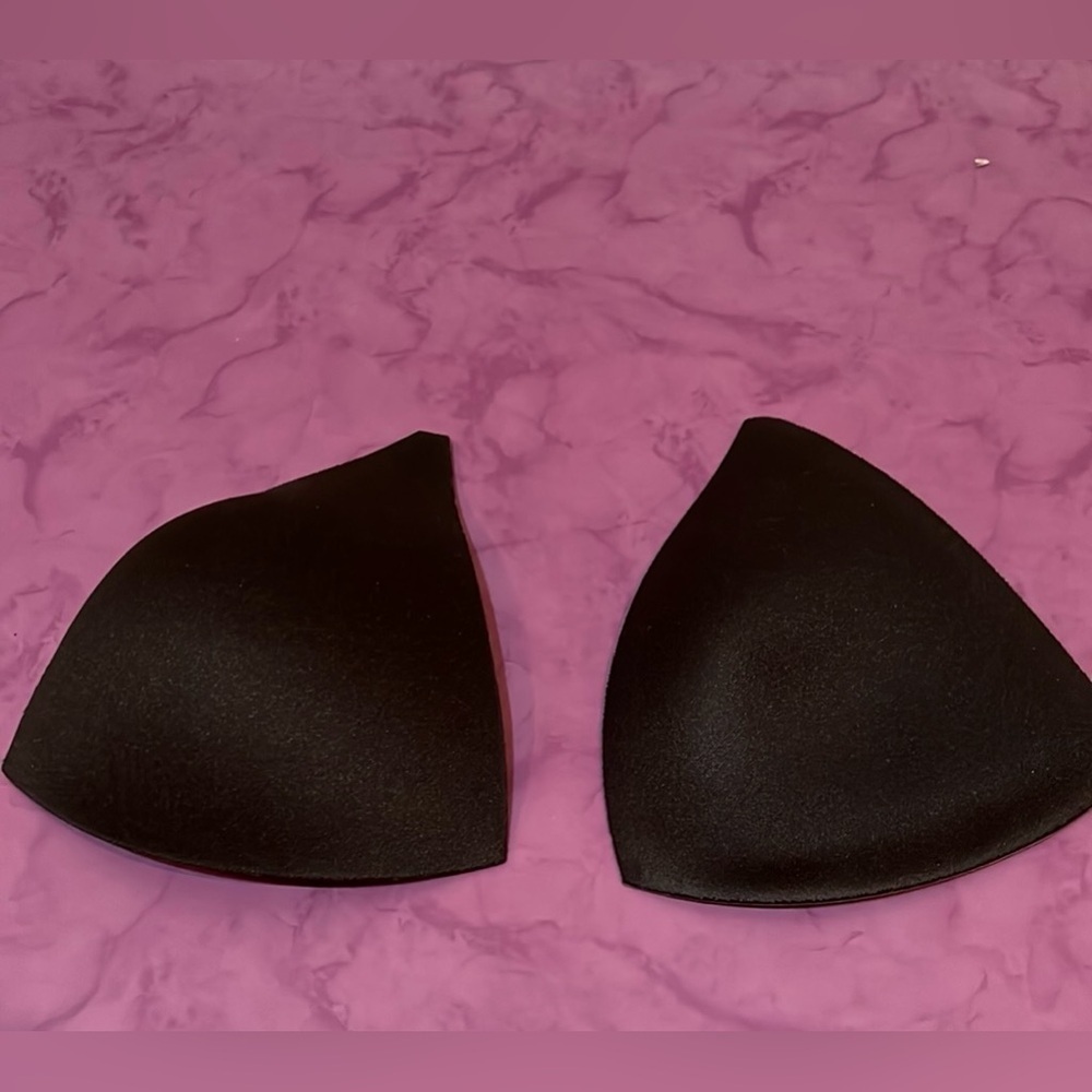 Woman Victoria secret set of Bikini pads black size L